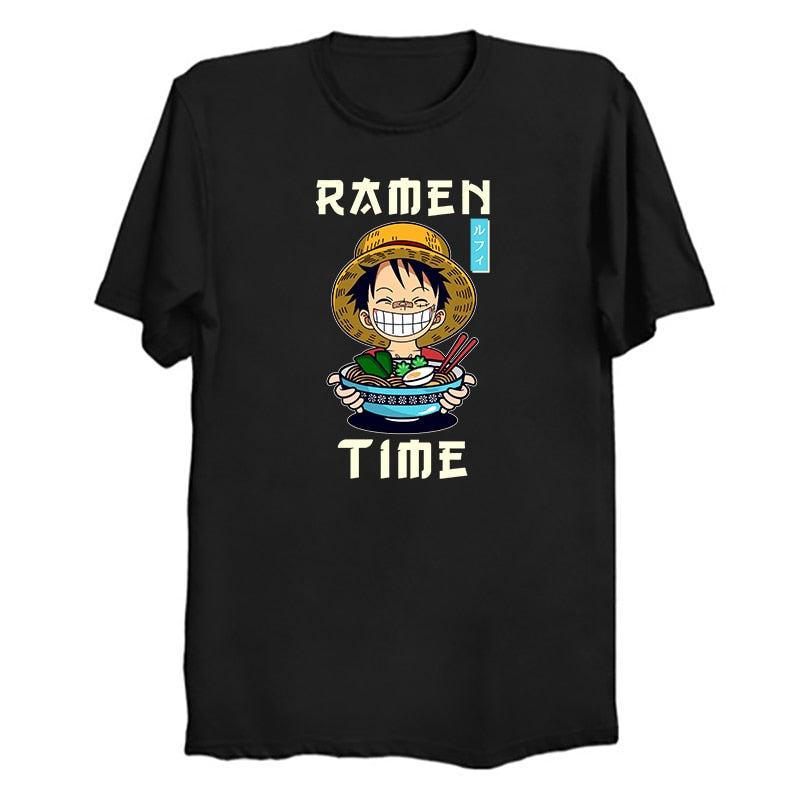 One Piece T Shirt Luffy Ramen Time