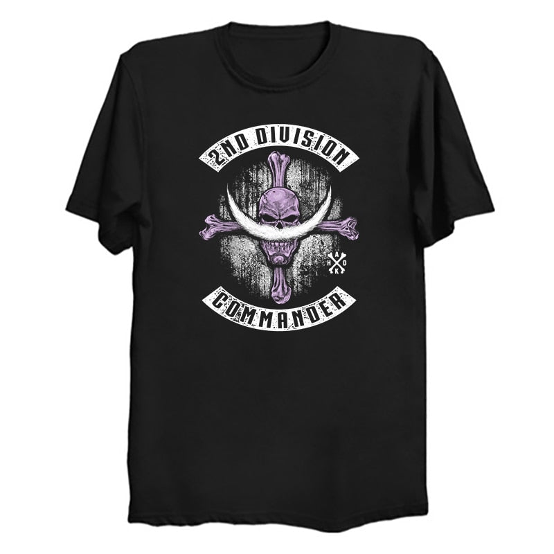 One Piece T Shirt Ace 2nd Division Commander
