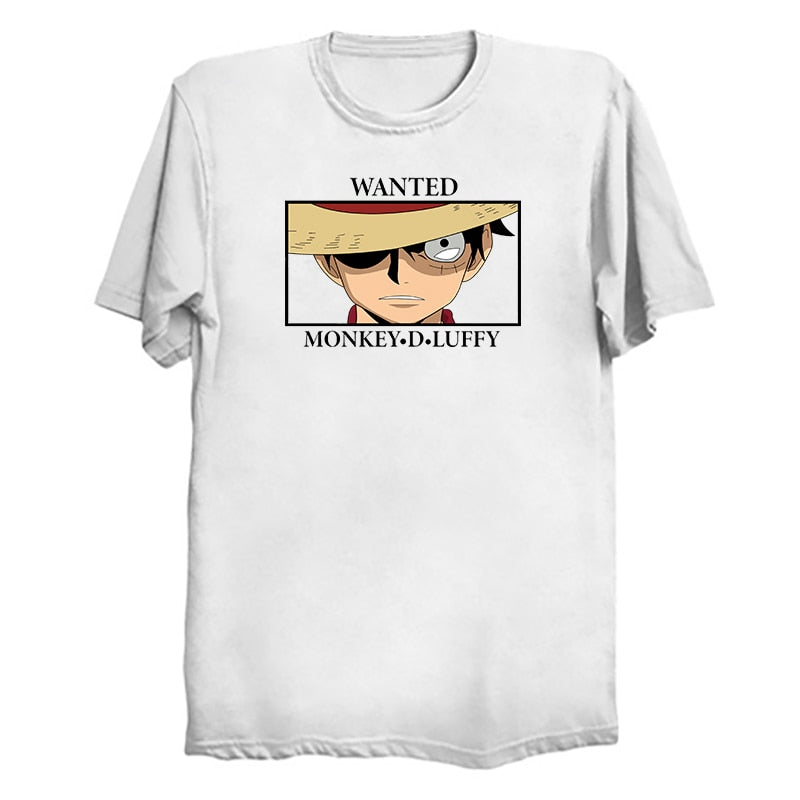 One Piece T Shirt Luffy Wanted