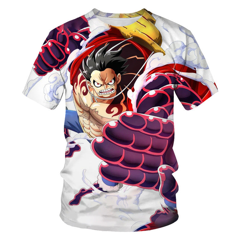 One Piece T Shirt Luffy Gear 4 3D
