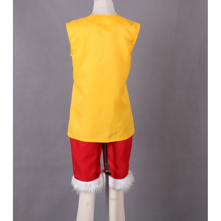 One Piece Cosplay Monkey D Luffy Yellow Outfit