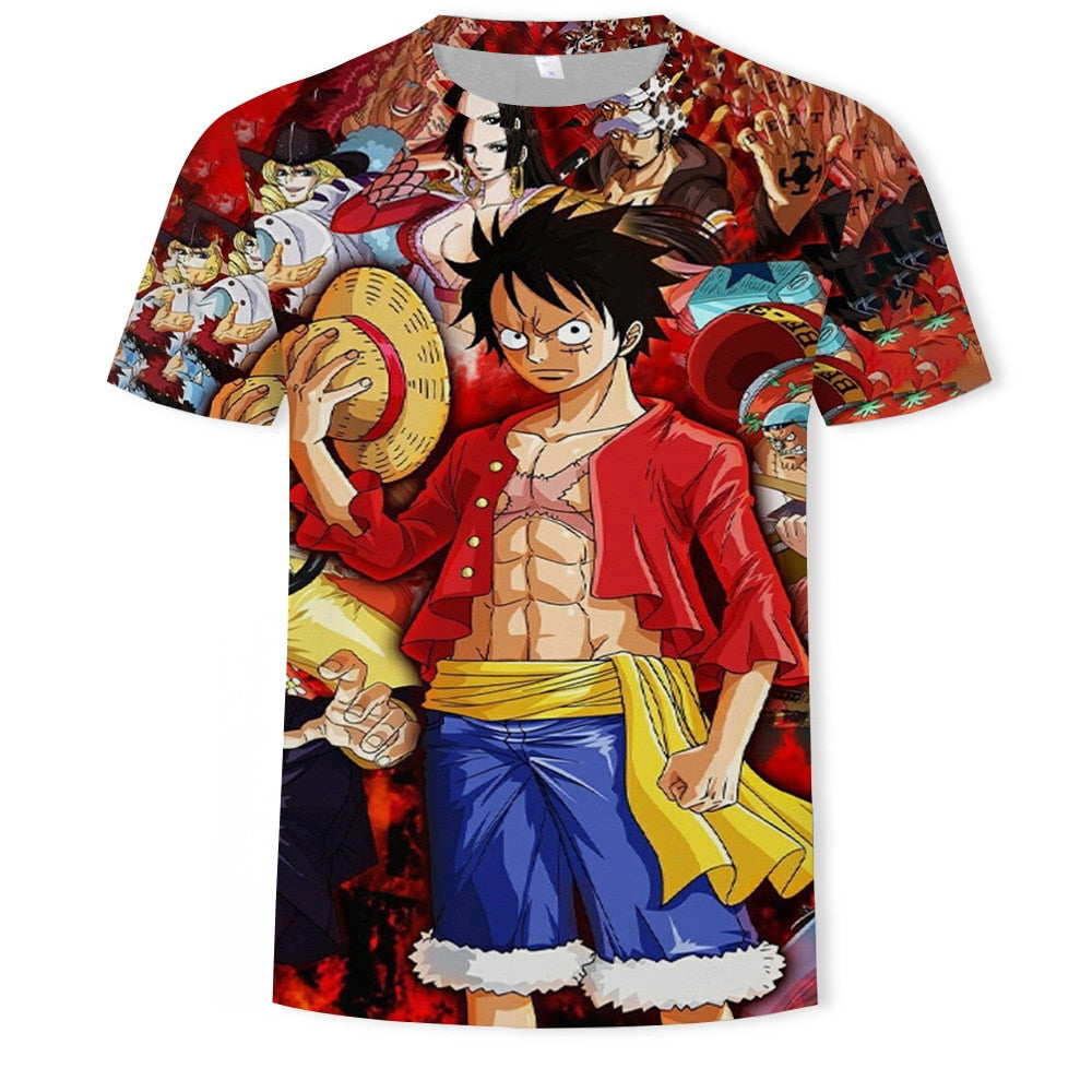 One Piece T Shirt Luffy 3D Design 5