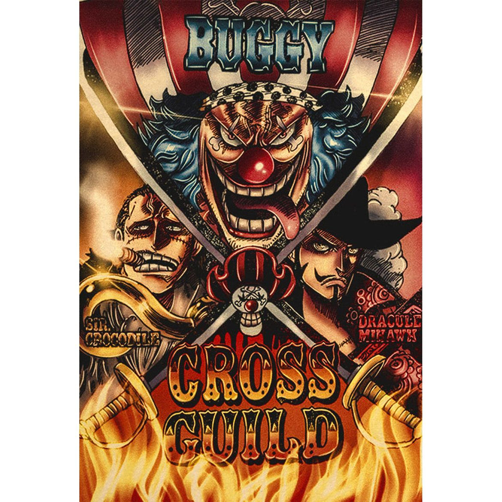 One Piece Poster - Wanted Cross Guild Bounty