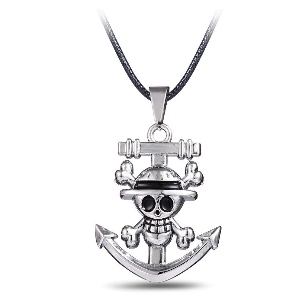 One Piece Silver Necklace Monkey D. Luffy