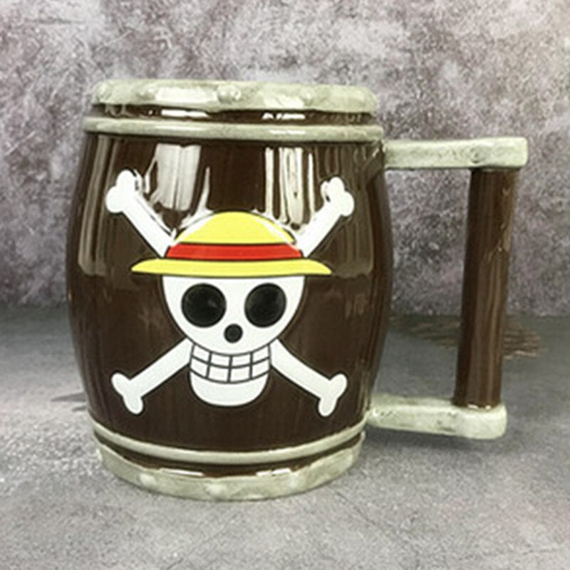 One Piece Straw Hat Pirates Beer Coffee Mug