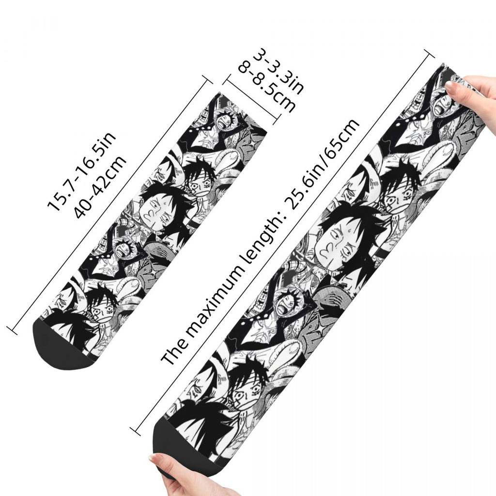 One Piece Luffy Funny Moments Themed Socks