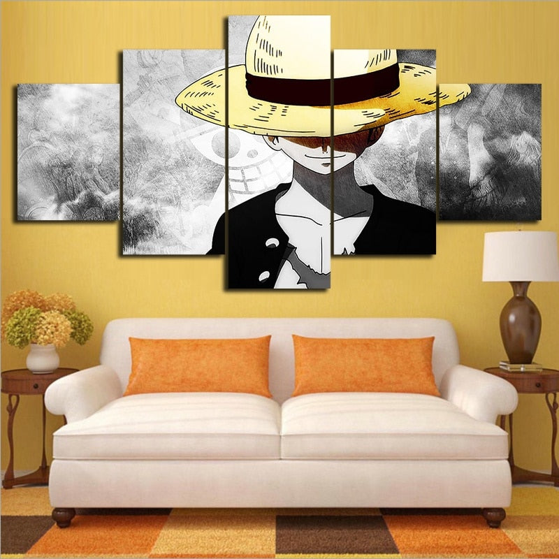 One Piece Wall Poster Monkey D Luffy 5 Pieces