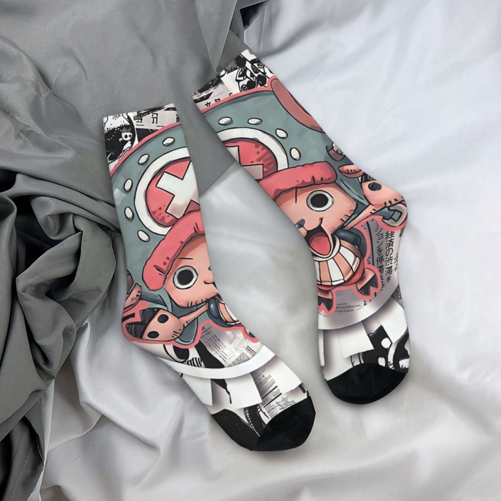 One Piece Happy Chopper Themed Socks