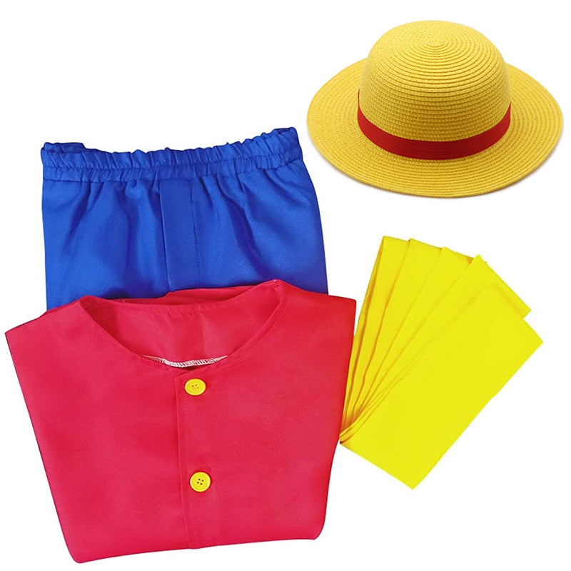 One Piece Cosplay Straw Hat Classic Complete Outfit