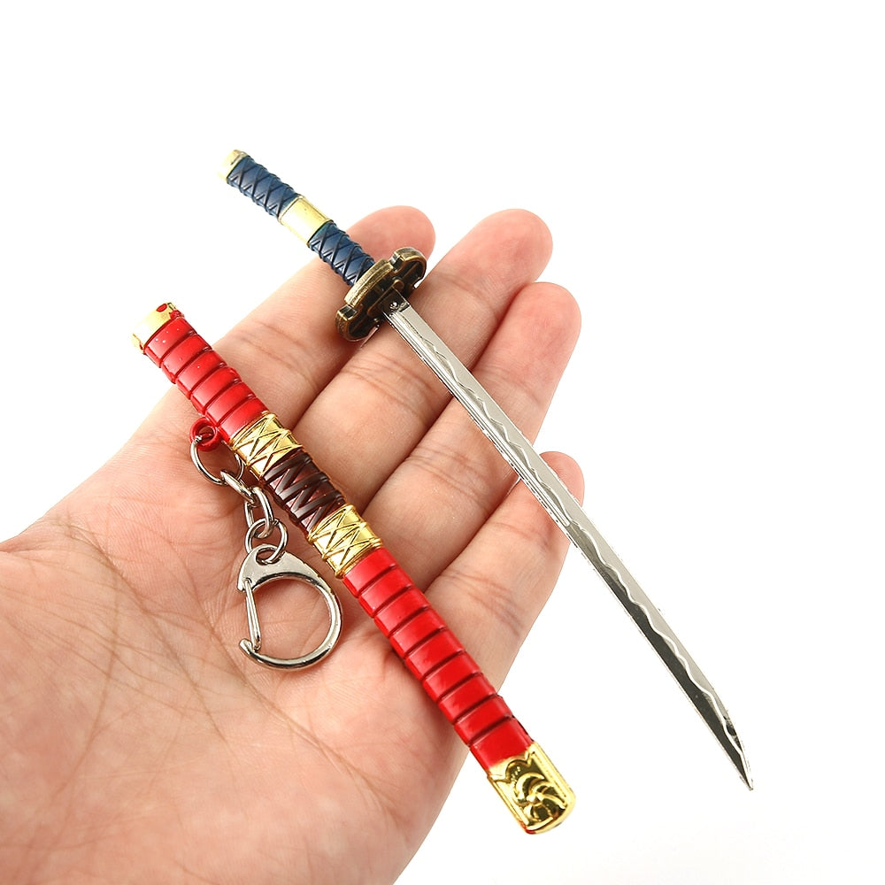 One Piece Keychain Roronoa Zoro Swords Various Colors