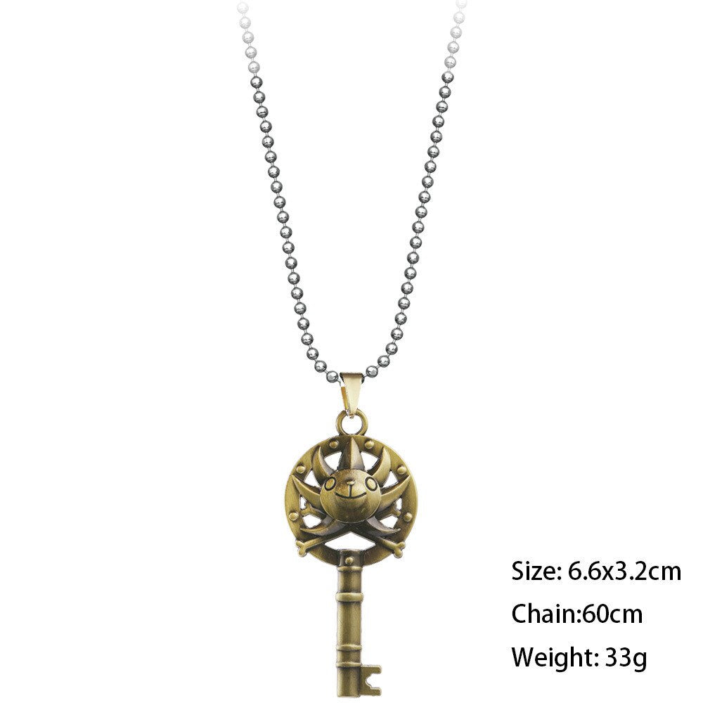 One Piece Necklace Thousand Sunny Key Design