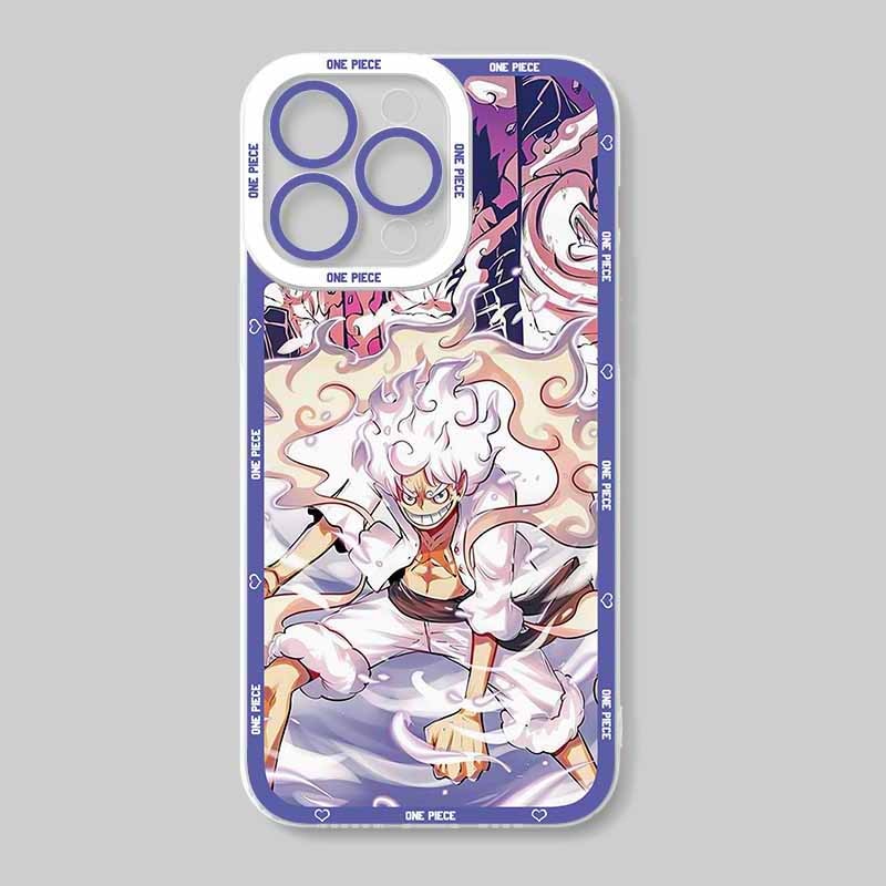 One Piece Phone Case Sun God Purple Theme For iPhone