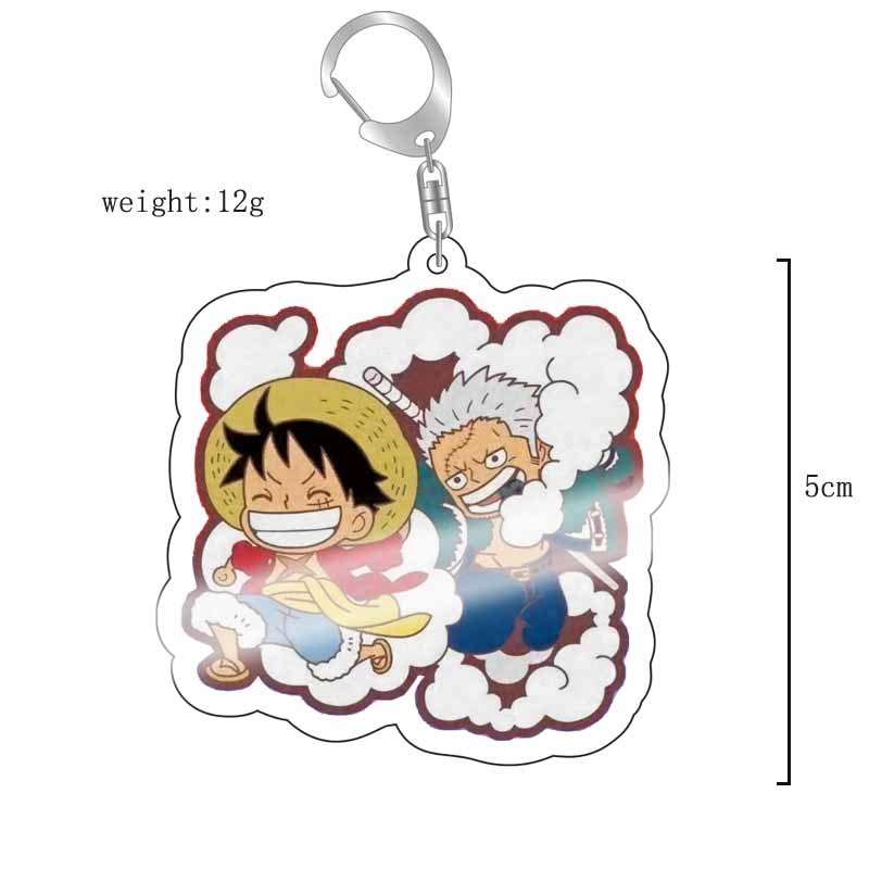 One Piece Keychain Funny Characters 25 Designs