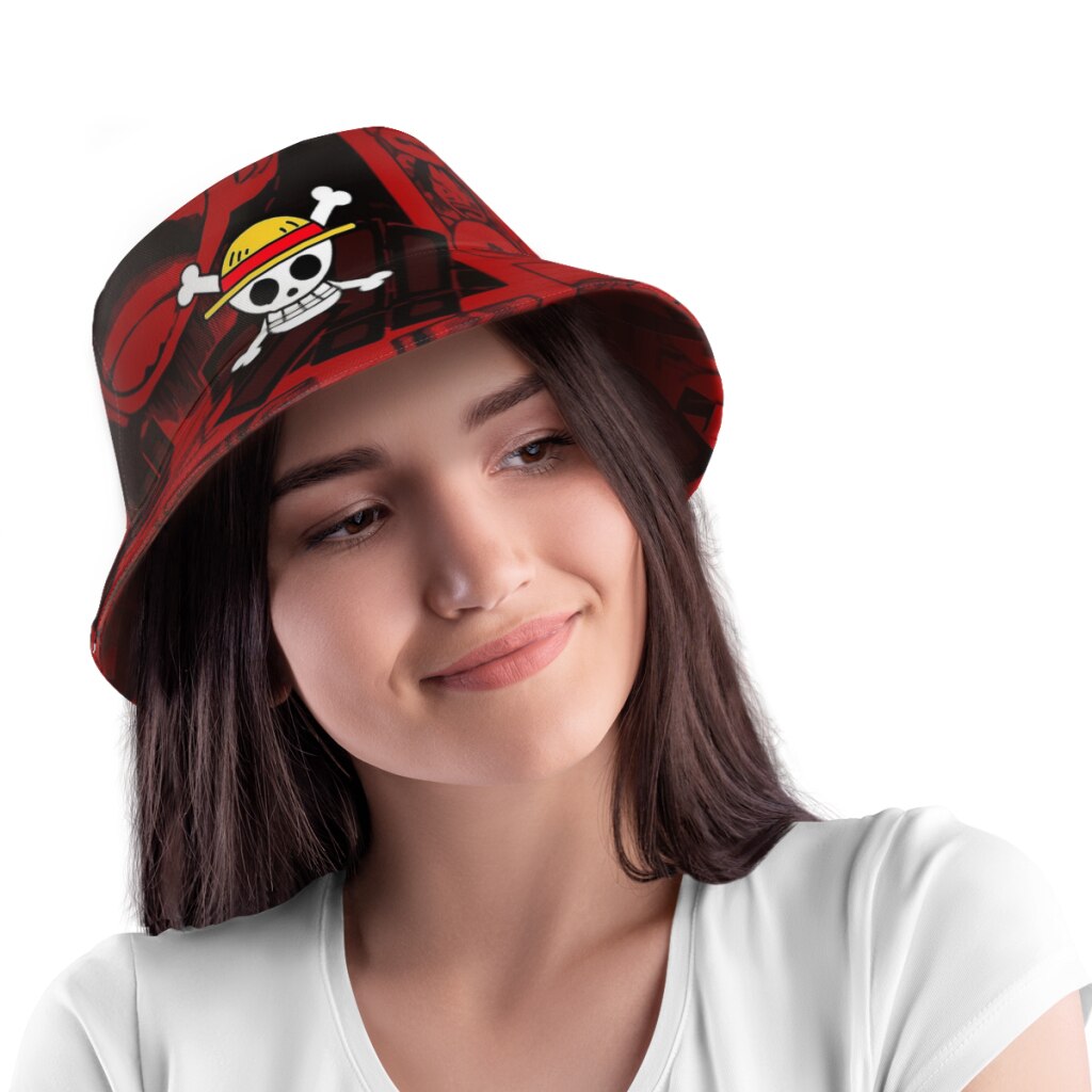 One Piece Red Themed Summer Hat