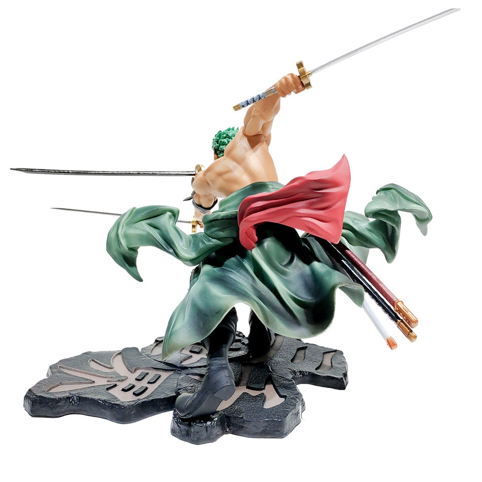 One Piece Figure Roronoa Zoro Three-Blade Fighting