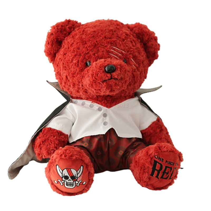One Piece Plushie Shanks Red Movie Teddy Bear