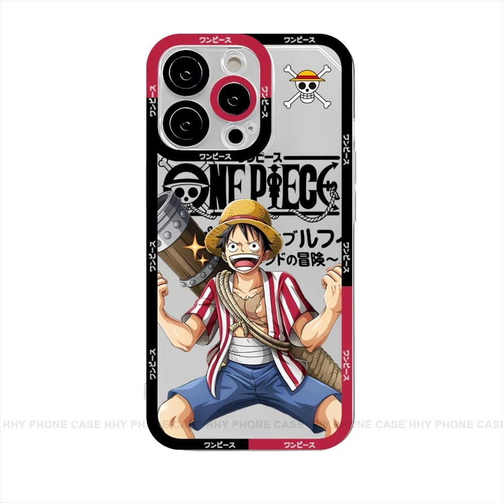 One Piece Phone Case Happy Luffy For IPhone