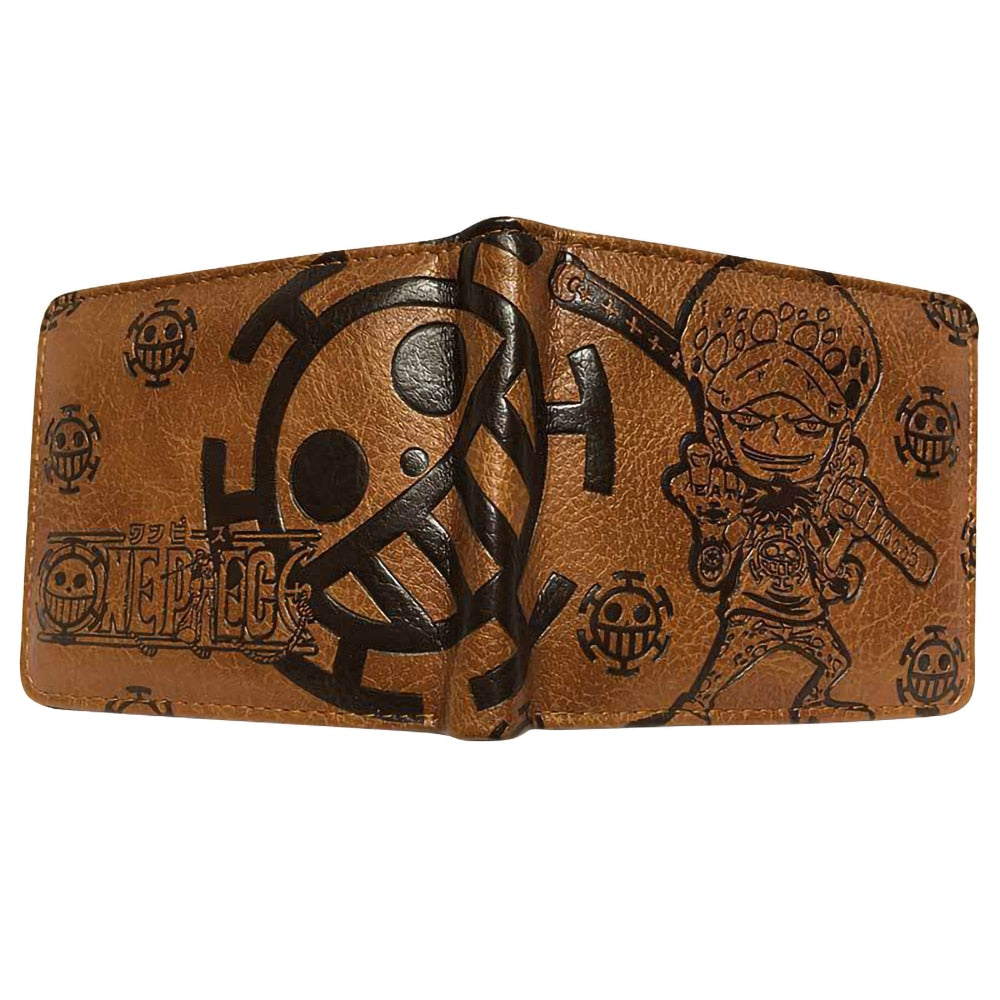 One Piece Surgeon of Death Brown Leather Wallet