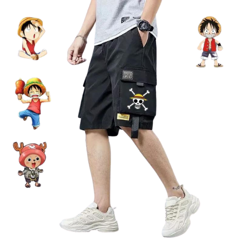 One Piece Casual Shorts Cute Characters