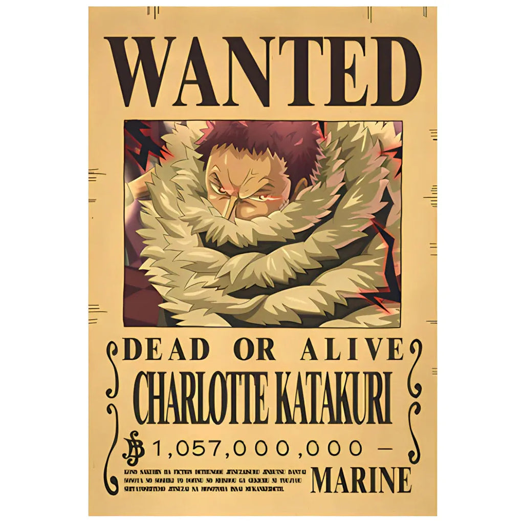 One Piece Poster - Wanted Charlotte Bounty