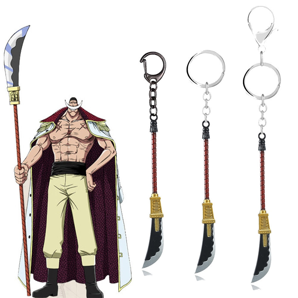 One Piece Keychain Edward Newgate Sword