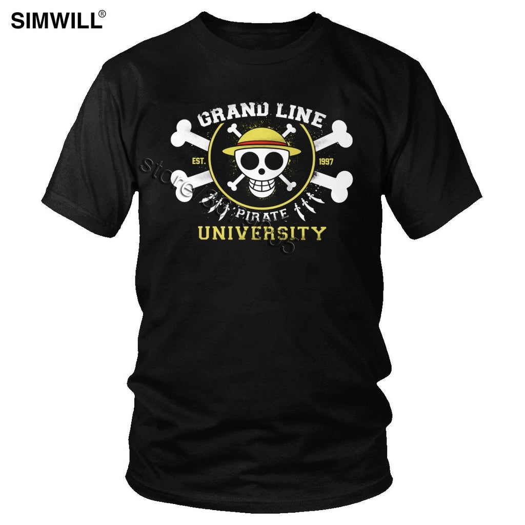 One Piece T Shirt Grand Line University