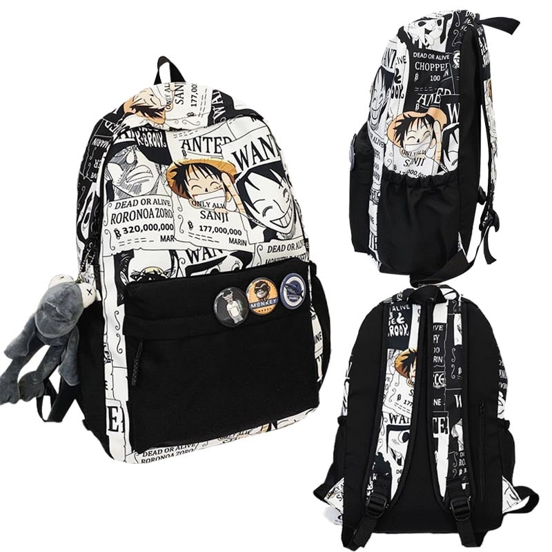 One Piece Casual Backpack Monkey D. Luffy