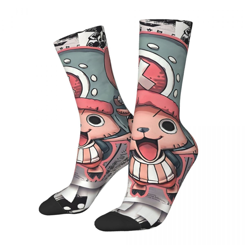 One Piece Happy Chopper Themed Socks