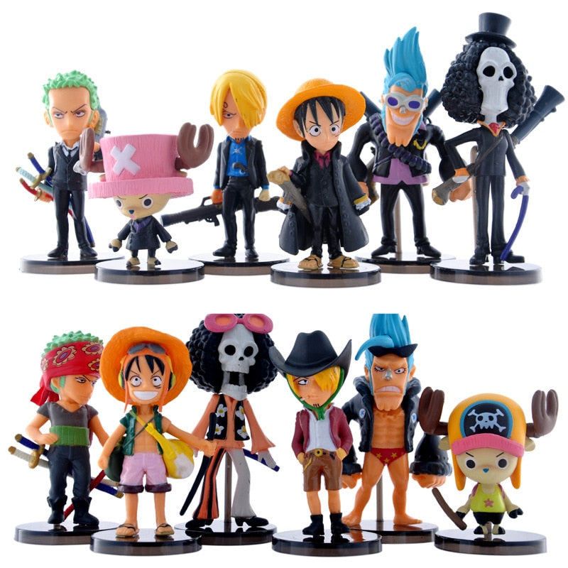 One Piece Puppets Luffy Chopper Sanji Zoro Brook