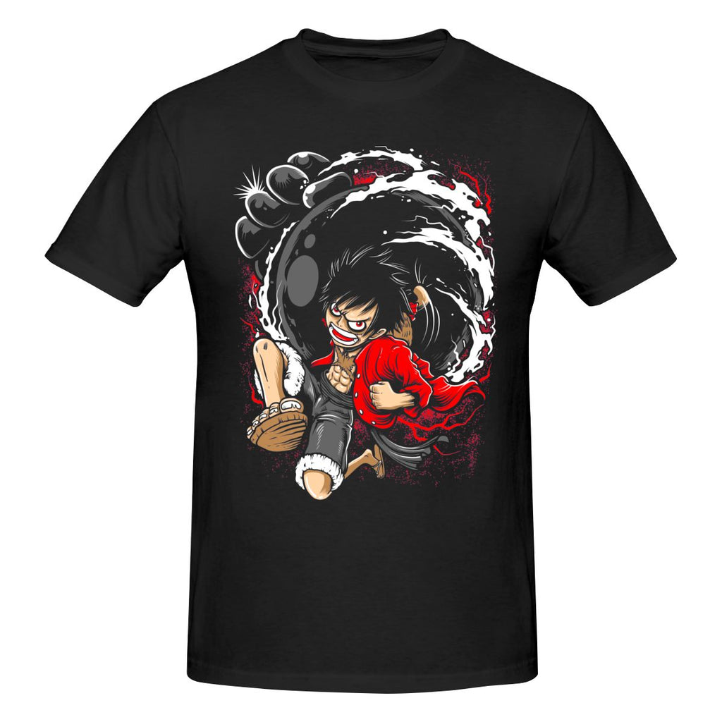 One Piece Elephant Gun Attack Black T Shirt
