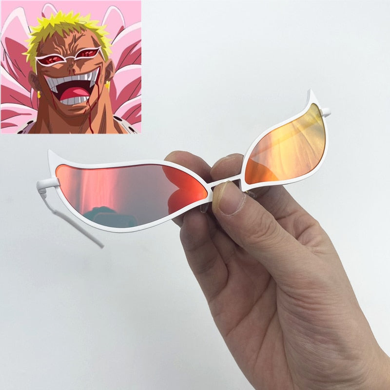 One Piece Cosplay Donquixote Doflamingo Sunglasses Fashion 