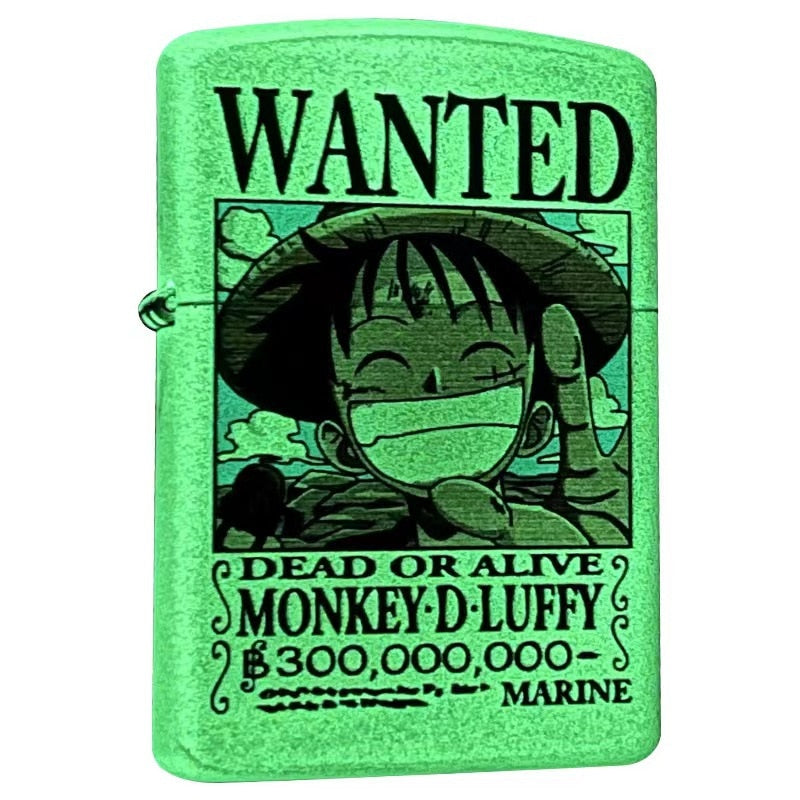 One Piece Lighter Monkey D. Luffy Glowing Zippo
