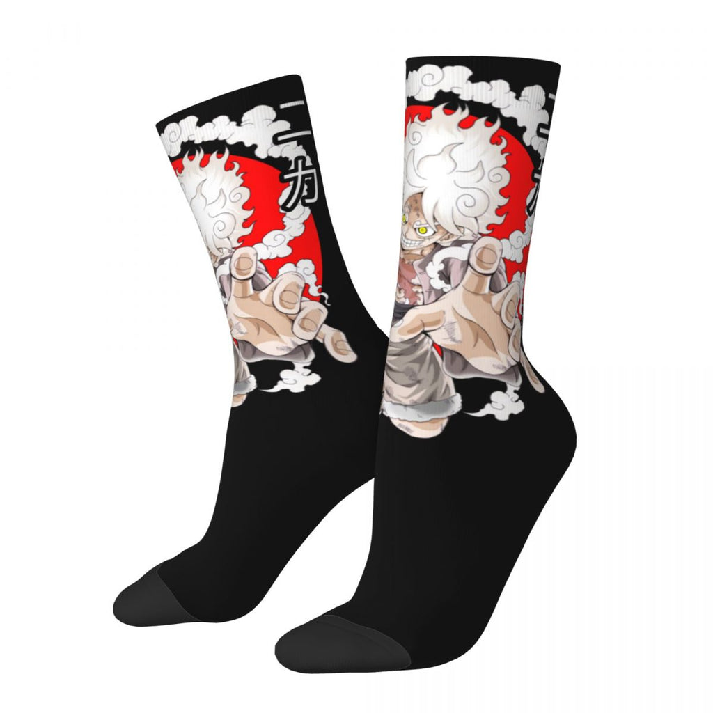 One Piece Gear 5 Themed Socks