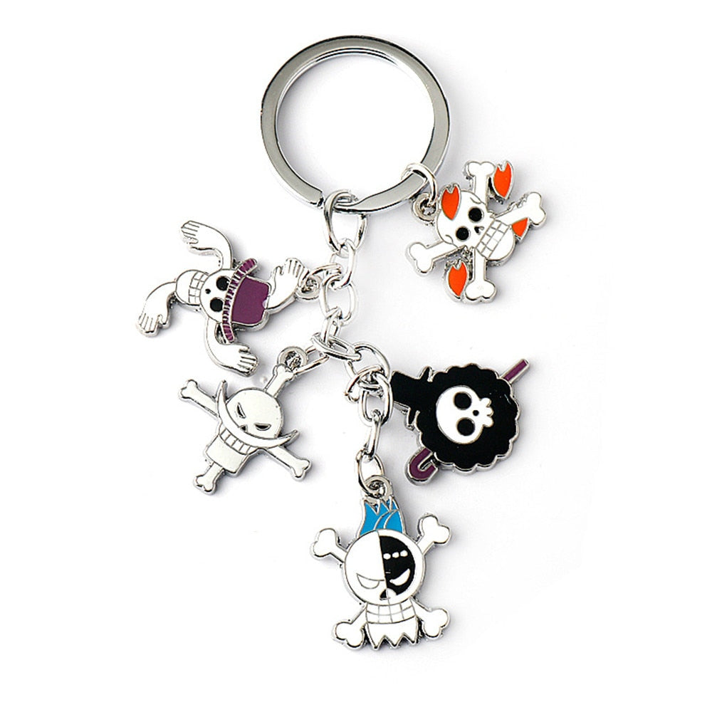 One Piece Keychain All Characters 5 Pieces