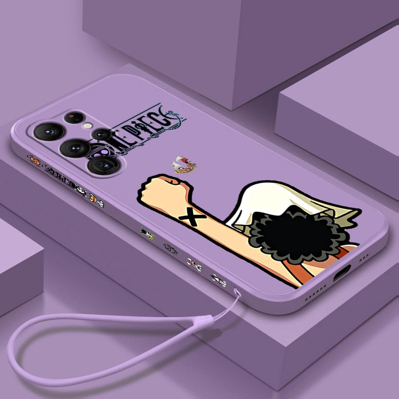One Piece Phone Case Violet Usopp For Samsung Galaxy